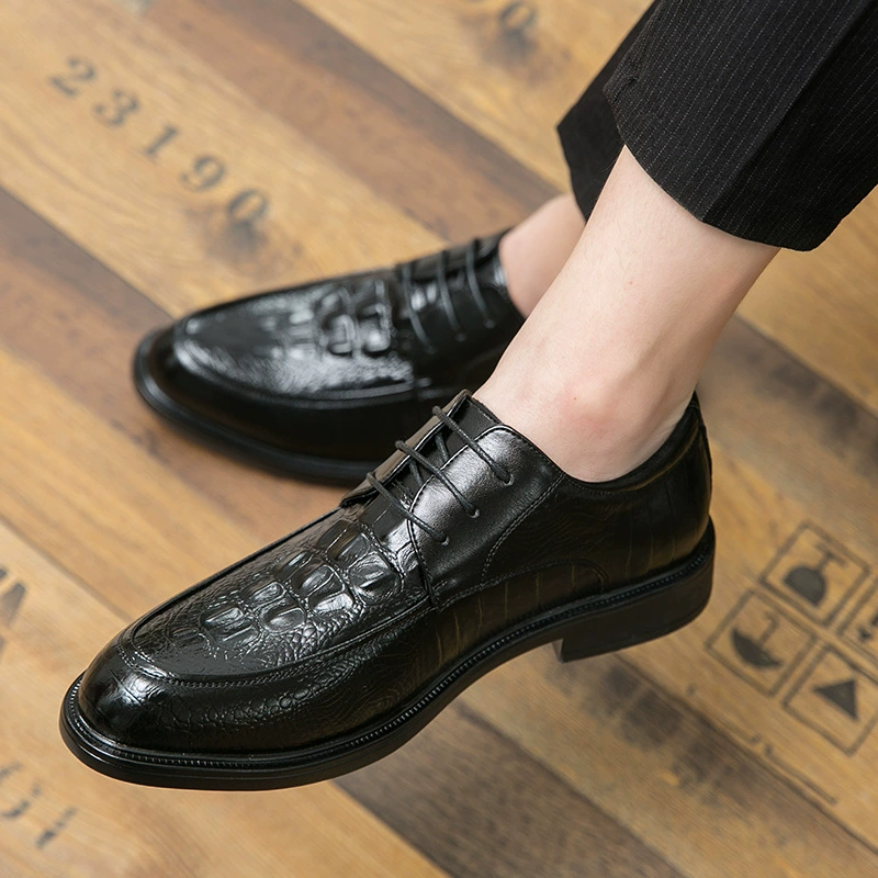 Британская Мужская обувь Brogue 2022 Весна и осень новое вечернее платье, свадебное платье, обувь для жениха, мужская деловая повседневная кожаная обувь, мужская