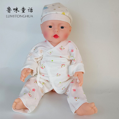 Spot wholesale 52cm Rebirth a doll simulation baby Vinyl Soft glue Doll children Toys a doll Cross border