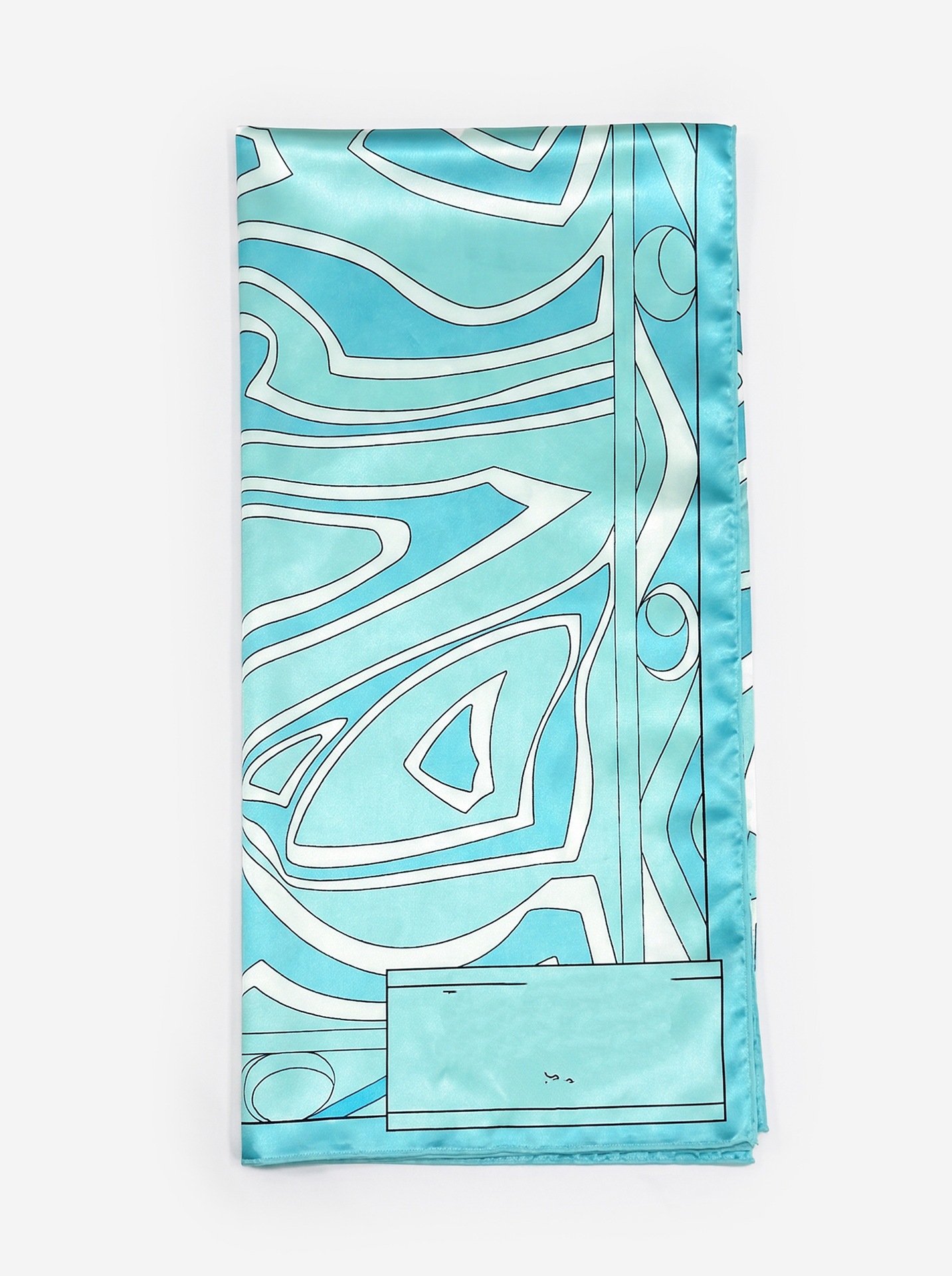 New Women's One Piece Swimsuit With Satin Square Scarf Position Printed Design American Style Fashion Swimwear_ecoleips.com