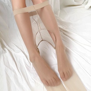 Summer Free Crotch Pantyhose Ultra-thin One-line Crotch Pantyhose Women's Traceless T Crotch 0D Pantyhose Transparent Pantyhose
