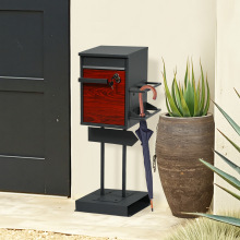宅配箱置物型立式配件口3个邮筒一体式多件投递配送箱带锁邮件快