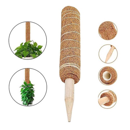 Plant vine traction climbing column natural coconut palm stick 30cm/40cm/50cm can be freely combined and spliced