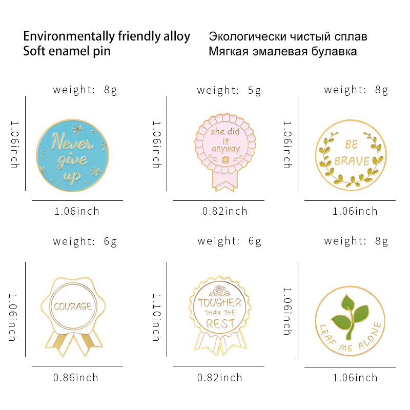 Fashion Pin Geometric Alloy Stoving Varnish No Inlaid Unisex Brooches display picture 1