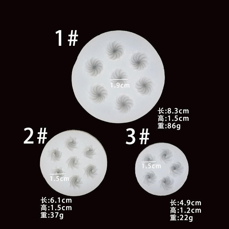 Grandes y pequeños galletas crema molde de silicona fondant pastel chocolate arcilla suave cerámica molde teléfono móvil Shell decoración molde