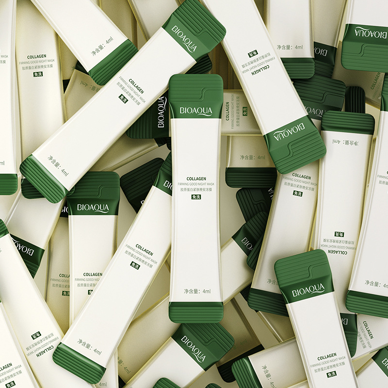 Mascarilla de Gel Hidratante de Aloe Vera Boquanya, Mascarilla Humectante sin Enjuague, Mascarilla de Gel de Colágeno para la Noche