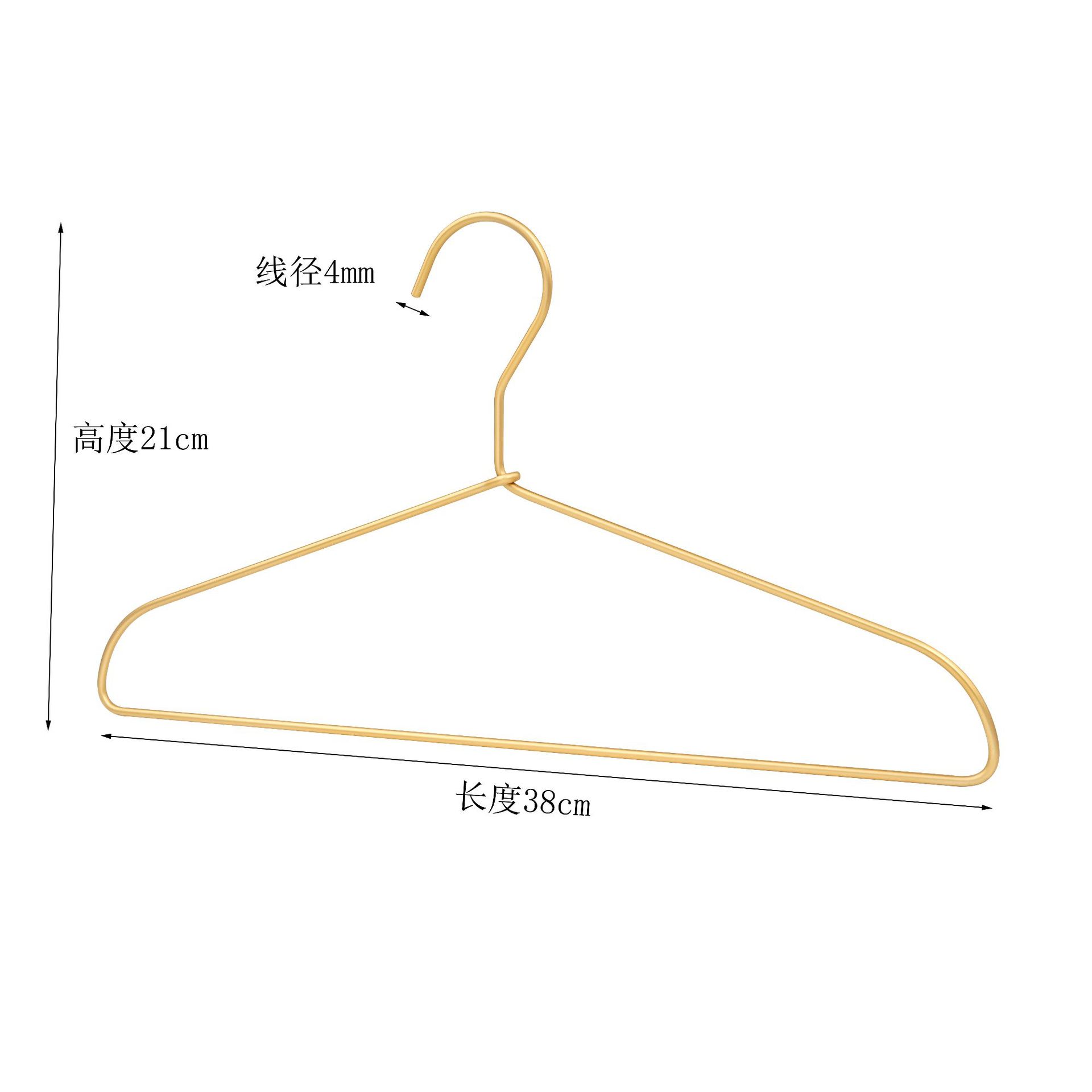 Percha de aluminio no impresa pantalones de secado de metal pantalones de rack clip percha de aleación de aluminio sin costura ropa gruesa antideslizante soporte ventas directas de fábrica