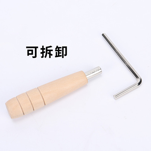 Folk acoustic guitar adjustment wrench neck curvature tuning tool metal hexagonal wooden wrench 4MM universal