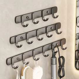 挂钩粘胶强力免打孔浴室卫生间毛巾衣帽粘钩贴门后挂衣架墙上壁挂