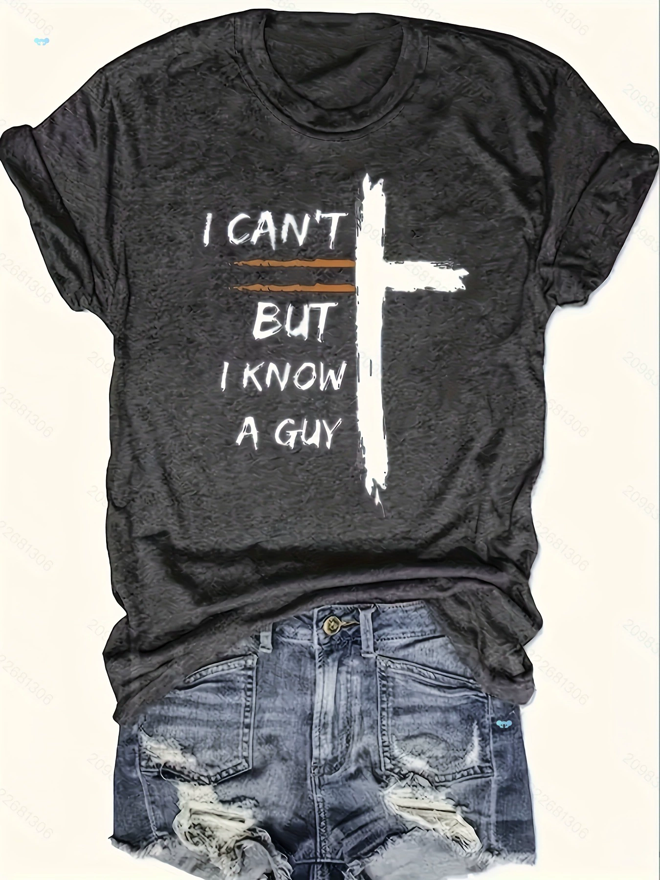 Футболка с круглым вырезом и графическим принтом, повседневная короткая футболка с коротким рукавом, дропшиппинг