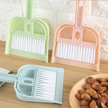 迷你桌面清洁刷 扫桌面电脑键盘刷 小扫把簸箕连铲套装厂家热卖