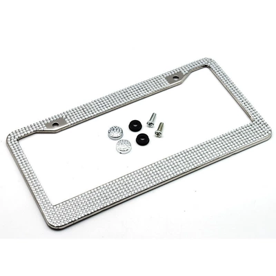 License plate holder/license plate holder: License Plate Frame US Gauge Diamond-encrusted