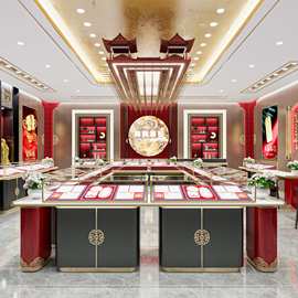 首饰玉器饰品展柜银饰珠宝展示柜简约玻璃柜台眼镜钻石柜