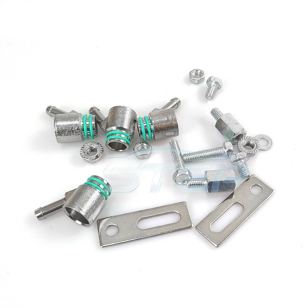 CNG/LPG car oil-to-gas conversion MTK cylinder no-drill four-piece set fuel injector gas car adapter