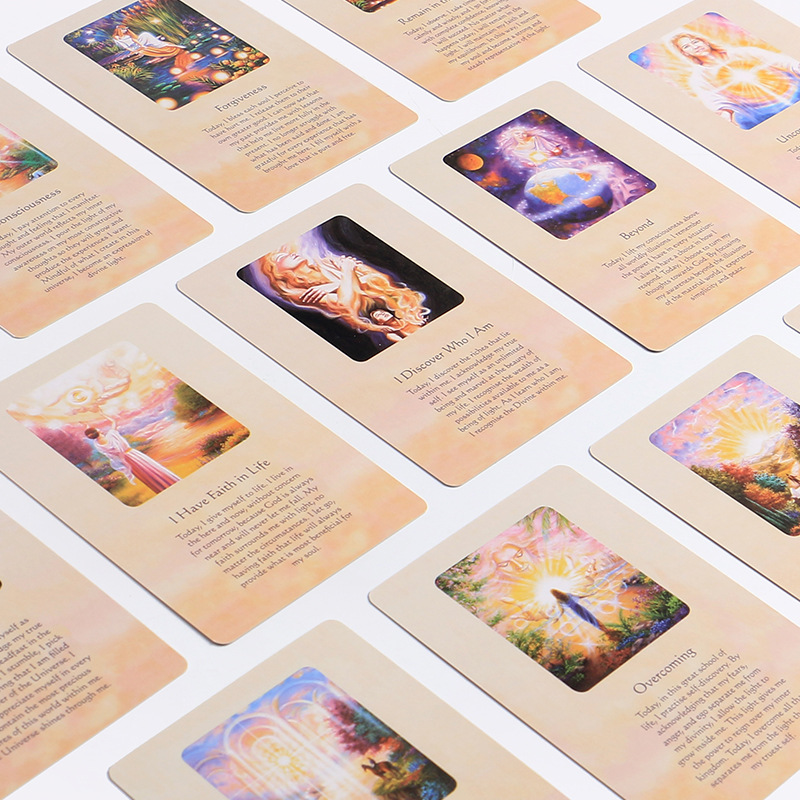 Cartas oráculo messages of life jogo de cartas para jogos de tabuleiro_voghion.com