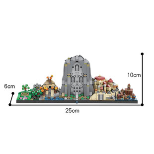 C5587 Skyline Architecture with Famous Attractions in the Book Part 883