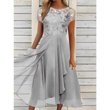 K 45608 Chiffon lace hollow bridesmaid evening dress ѩ����