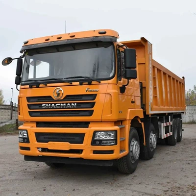 Manufacturer Supplies Shaanxi Automobile Front-Four-Wheel-Drive Rear-Eight-Wheel-Drive Dump Truck, Rear-Turning Dump Truck for Transporting Slag, Dump Truck for Mining and Engineering (Yük maşınları)