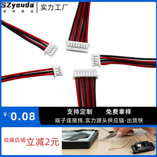 Terminal Wire Processing 28Awg1.25 Pitch Connection 2P3P4P5P6P7P8P10P12 Wiring Harness Terminal Connection Wire