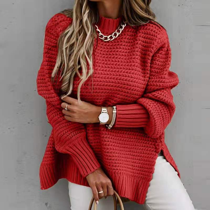 Suéter de Punto Holgado y Estilo Casual para Mujer, Otoño-Invierno 2025, Comercio Electrónico Transfronterizo en AliExpress y Amazon image 4
