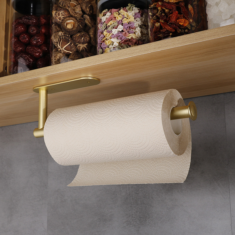 Buy quality paper towel hanging rack aluminum black non