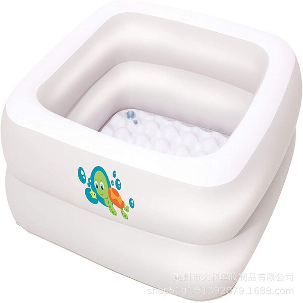 Inflatable children's square swimming pool PVC for bath play in…