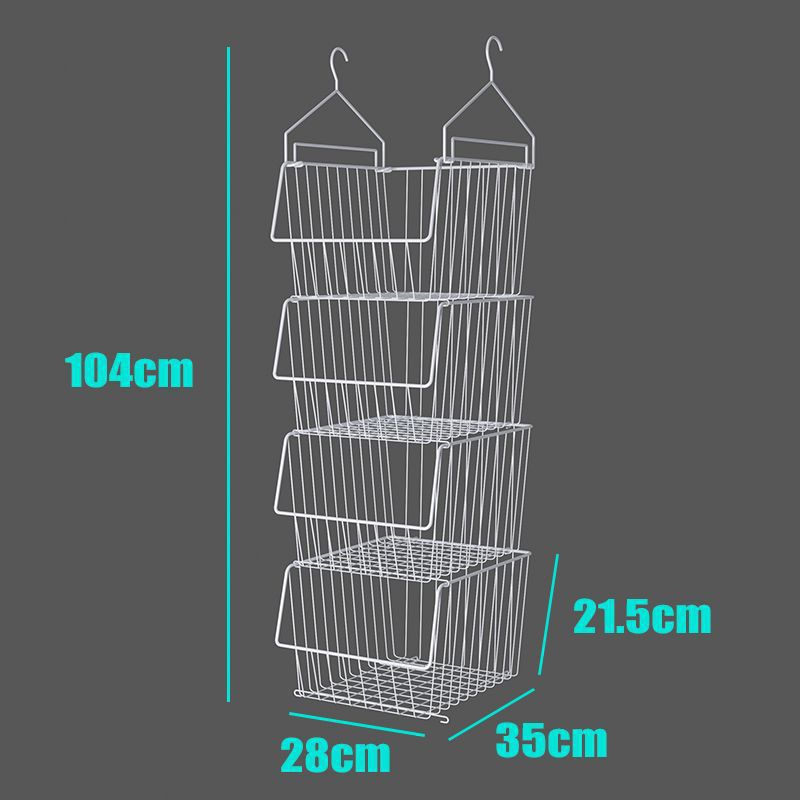 White medium 4 layer (with hook)