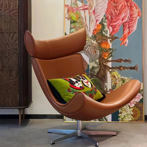 Italian style lazy sofa fiberglass single chair light luxury creative snail chair internet celebrity living room leisure single sofa chair