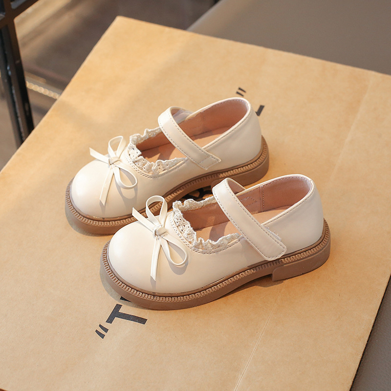 Zapatos de princesa de niñas arco extranjero zapatos de encaje de cuero primavera y otoño 2026 nuevos zapatos para niños zapatos de rendimiento de estudiantes image 8