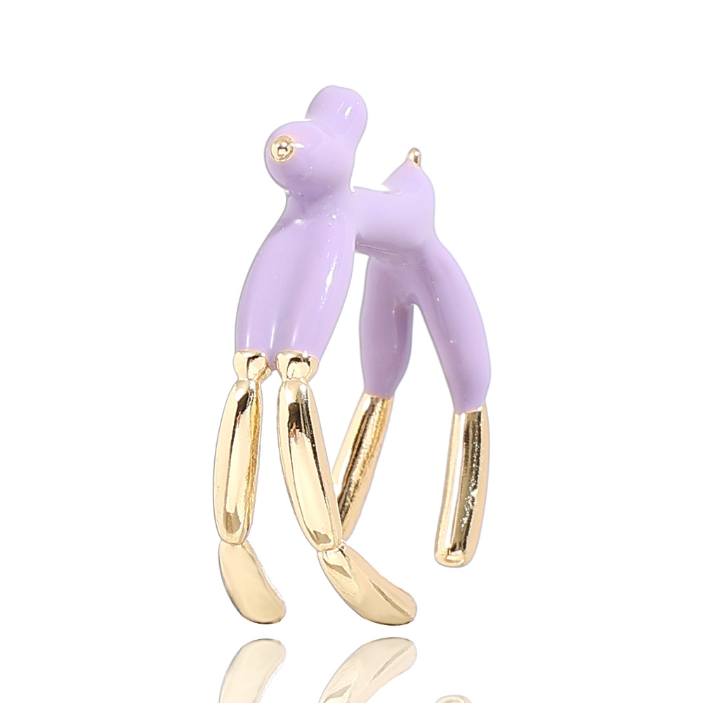 Hip-Hop Geometric Arylic Copper Open Ring Plating Copper Rings