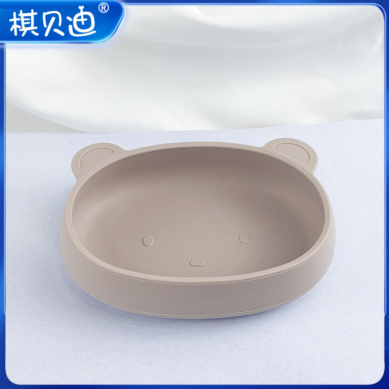 커피-실리콘 그릇-흡입 컵 없음