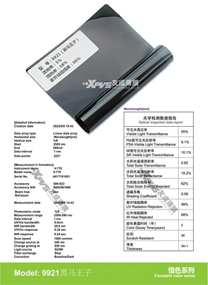 Automotive Film: Film Explosion-Proof Film Sun Protection - 15230m-9921-black-horse-prince