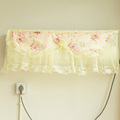 Hanging Air-conditioning Cover Pastoral Style Fabric Hanging Cover Enlarge 1.5P Liner Lace Print Full-range Household Appliance Dust Cover