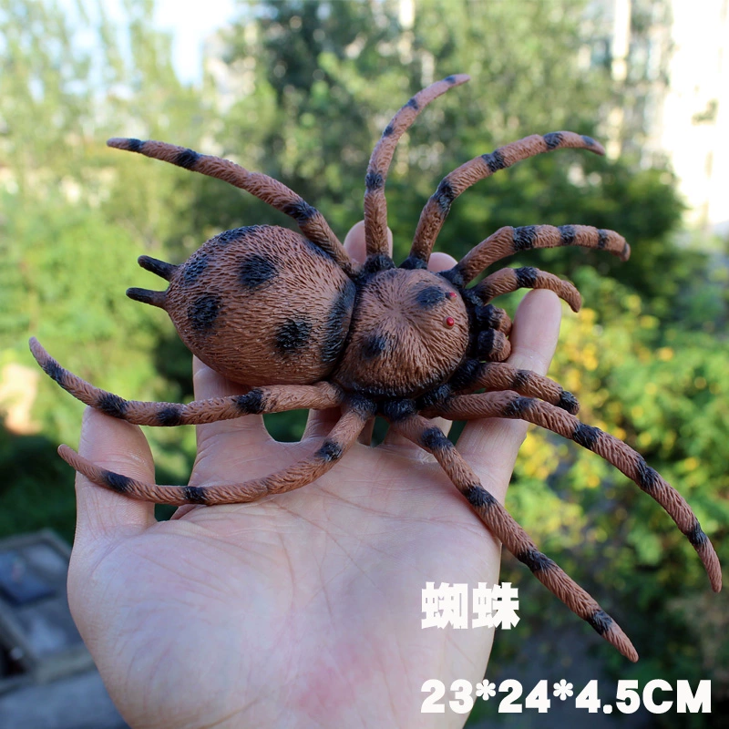 Большая игрушка, модель насекомых, минифигурка для мальчиков, сверчок, паук, скорпион