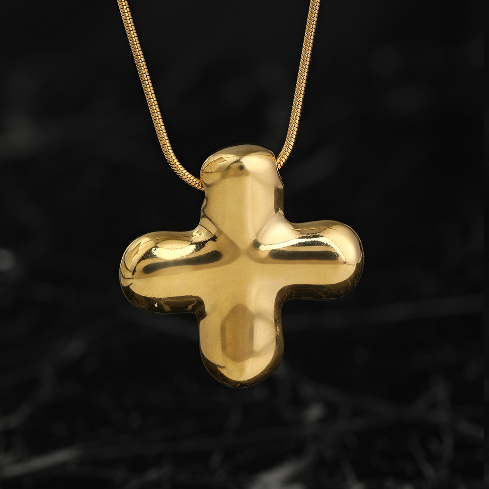 Colgante único venta cruzada de burbujas de fundición 26 collares de letras inglesas accesorios colgante DIY joyas de acero inoxidable