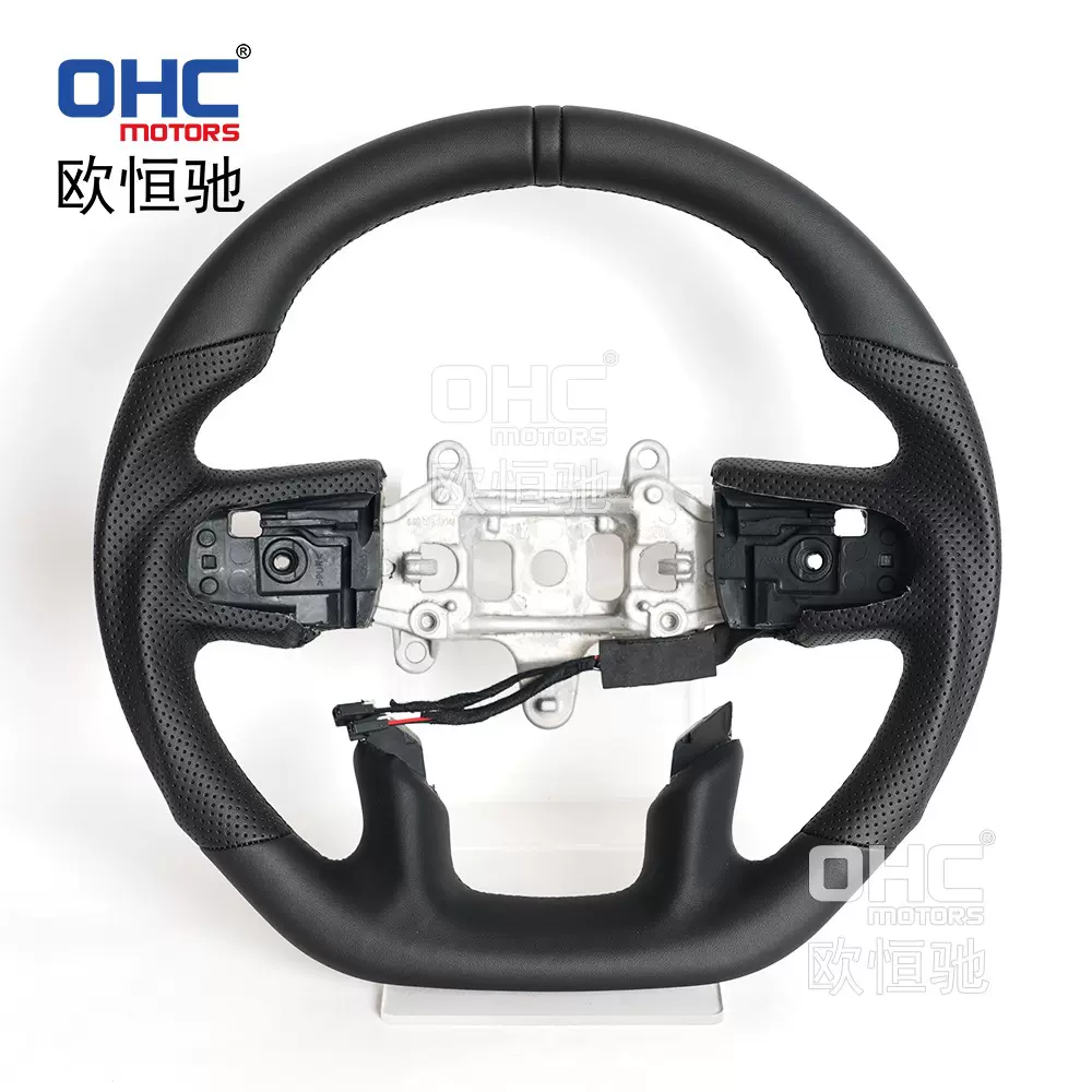 适用于18-24款道奇RAM1500改装升级带加热全皮方向盘汽车转向盘
