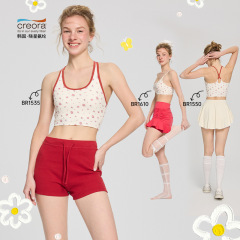 周遊の新しい女性用ヨガウェア、レトロ花柄スポーツキャミソール、フィットネスアウターウェア、インナーウェア、痩身下着