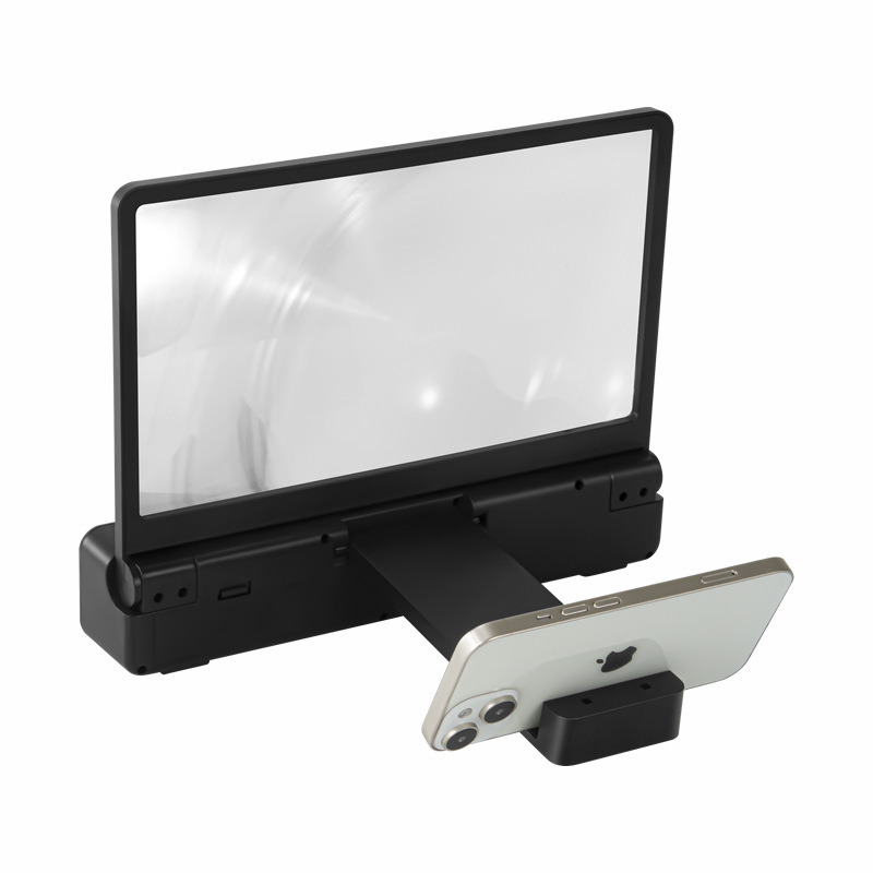 メーカー直販f11携帯電話ビデオアンプhd 3d携帯電話スタンドスクリーンbluetoothオーディオ拡大鏡|undefined