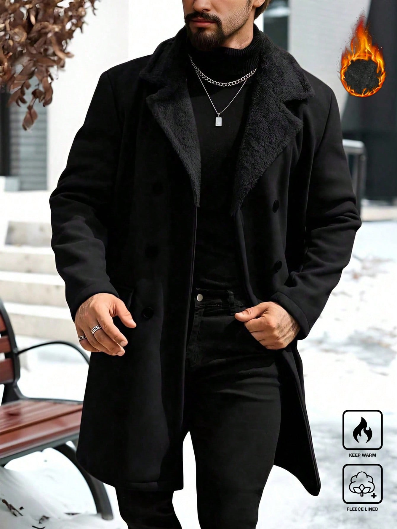 2025 otoño y invierno transfronterizos Europa y Estados Unidos ropa de hombre de peluche chaqueta de tween abrigo de tween Amazon 240914