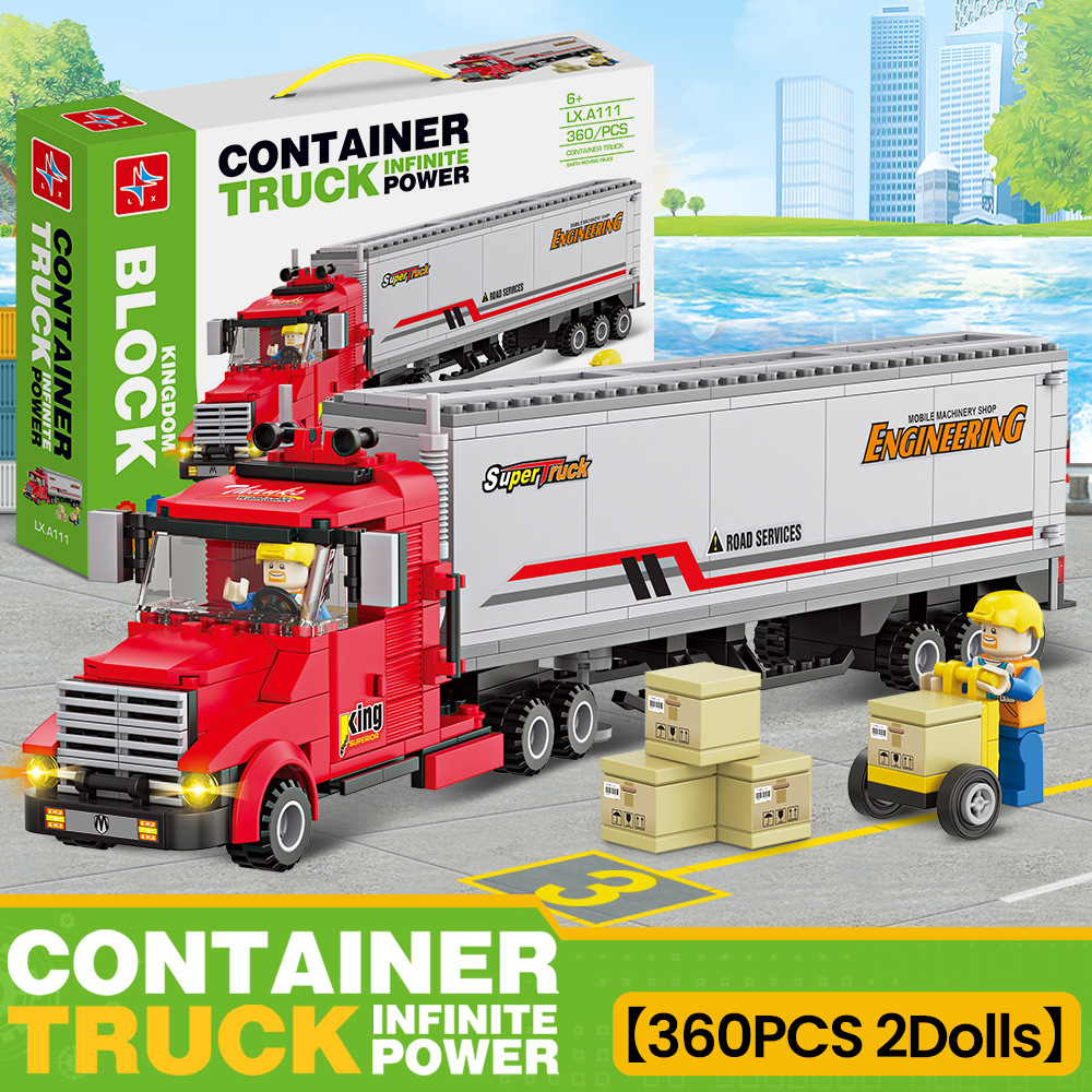 Только 1 человек перевозит контейнерные грузовики 360 гранул