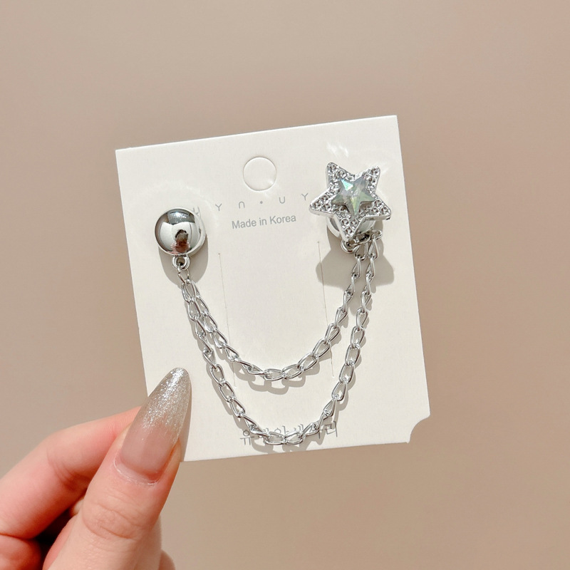 Pantalones, pantalones, artefacto anti-trapeador, pantalones anchos, mangas cortas, hebilla de succión magnética fija, decoración de botones de ajuste sin perforaciones