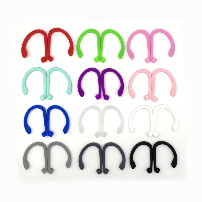 Suitable for AirPods Earphones Anti-Lost Ear Hooks Apple Wireless Bluetooth Earphones Sports Anti-Lost Silicone Ear Hooks