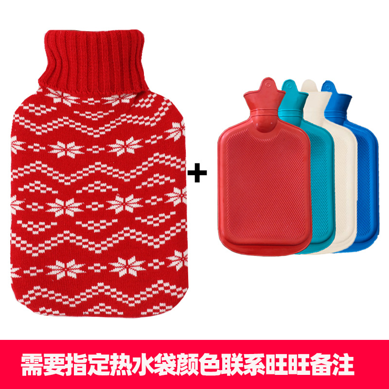 정상적인 고무 매체 붉은 눈송이 세트