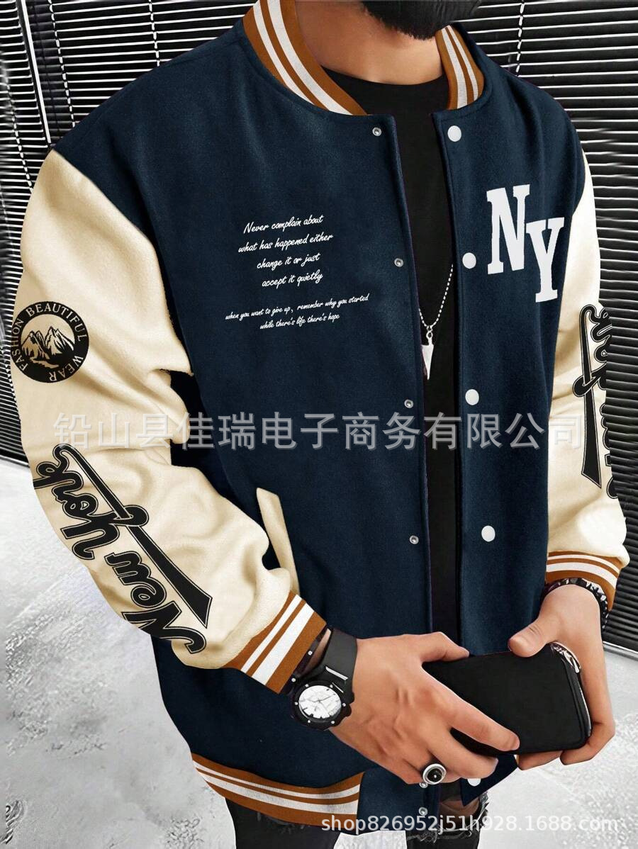 TEMU Aliexpress Amazon MLB americano moda chaqueta chaqueta cardigán hombre debe comprar chaqueta image 15