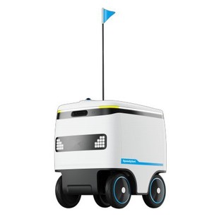 Express Logistics Unmanned Delivery Vehicle Indoor and Outdoor Delivery Robot Hotel Takeaway Unmanned Delivery Flying Scud