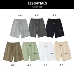 2021 New Fear of God Essentials Reflective Letter Embroidery Limited Shorts & Casual Pants for Men Women Drop Shipping
