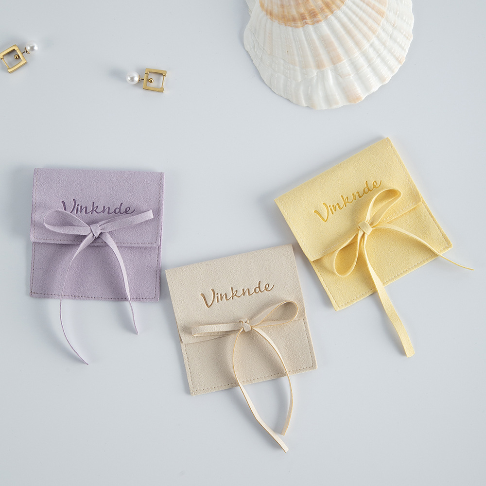 1 Piece Cloth Simple Style Daily Solid Color Jewelry Packaging Bags display picture 12