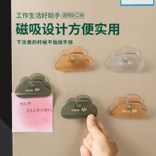 轻奢多功能零食塑料袋密封夹冰箱磁吸贴照片封口夹子固定夹磁性夹