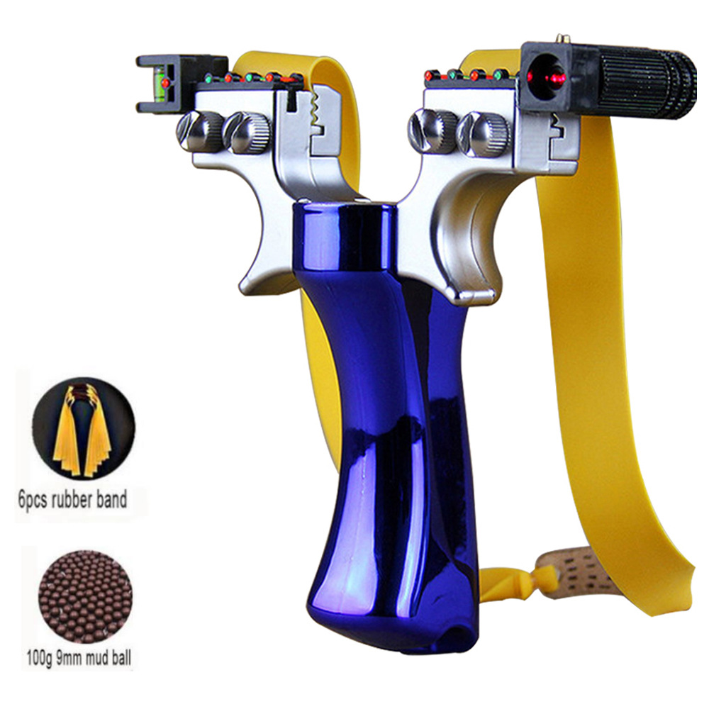 파란색 + 레이저 + 수평 야옹 + 6 고무 힘줄 + 100 진흙 알약