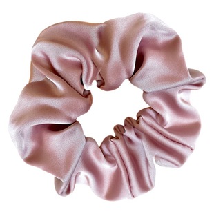 French Solid Color Satin Large Intestine Hair Ring Hair Rope High-grade Satin Tie Hair Bowel Hair Rope Simple Hair Accessories Autumn