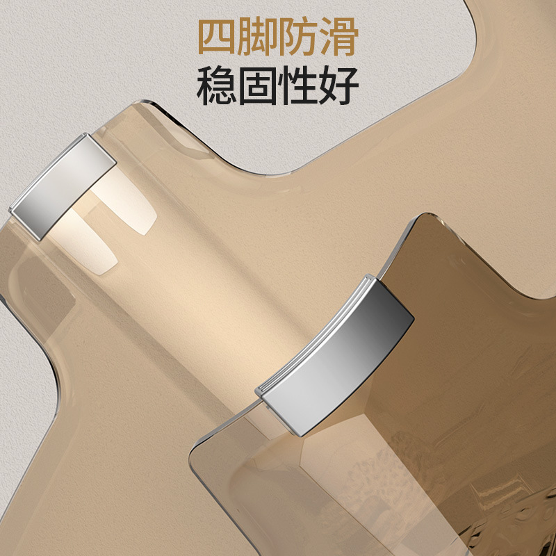 家居小方凳客廳浴室可疊放加厚小板凳亞克力透明塑料小凳子批發